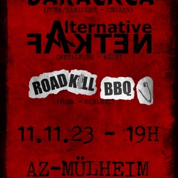 Road Kill BBQ -  Ernte 77  - Barackca - AZ Mülheim  11.11.2023