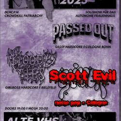 Scott Evil + BLOODY TILES  +  PASSED OUT -Bonn  Alte VHS .03.2025