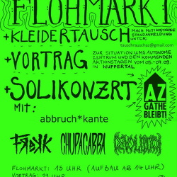 Tauschrausch II Flohmarkt + abbruck*kante + Frekk + Chupacabra + Devolutio - 16.08.2025 - AZ - Mülheim an der Ruhr 